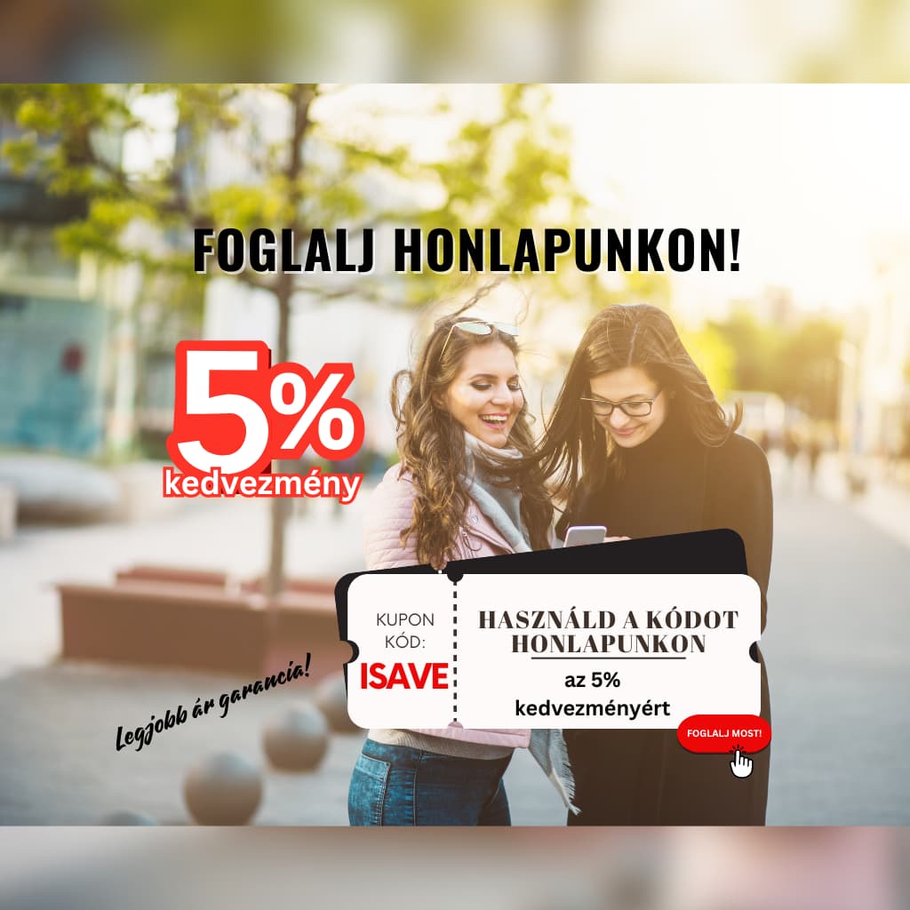 Booking Budapest 5% off promo